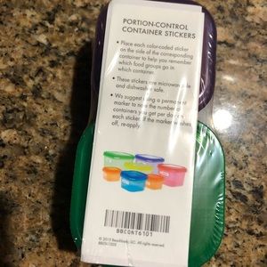 Portion control containers
